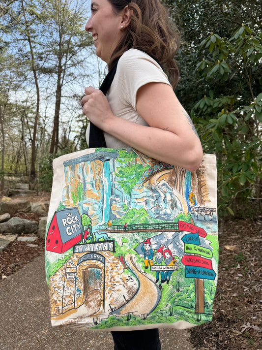 Rock City Collage Tote Bag