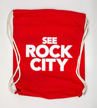 Load image into Gallery viewer, See Rock City Drawstring Backpack

