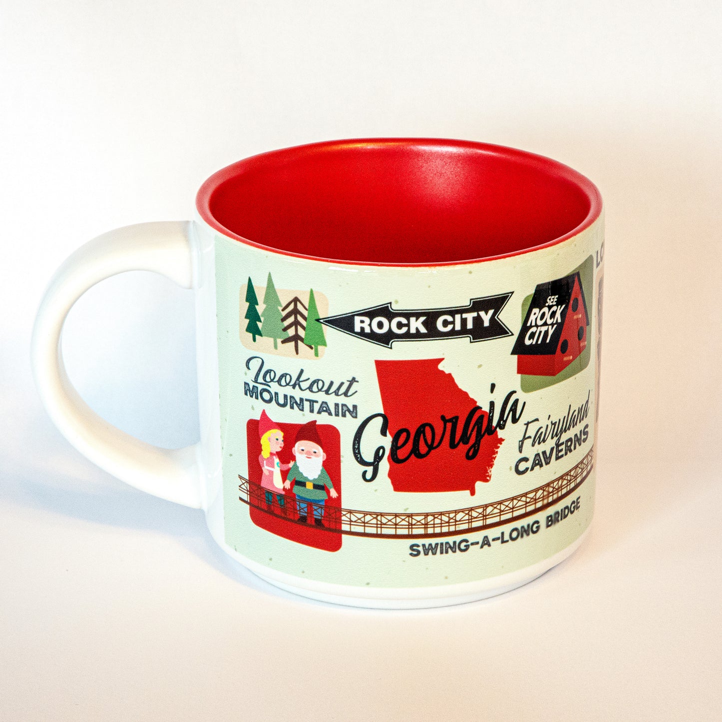 Rock City Gnome Sticker Art Mug