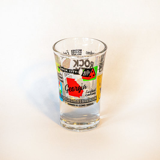 Rock City Gnome Sticker Art Shotglass