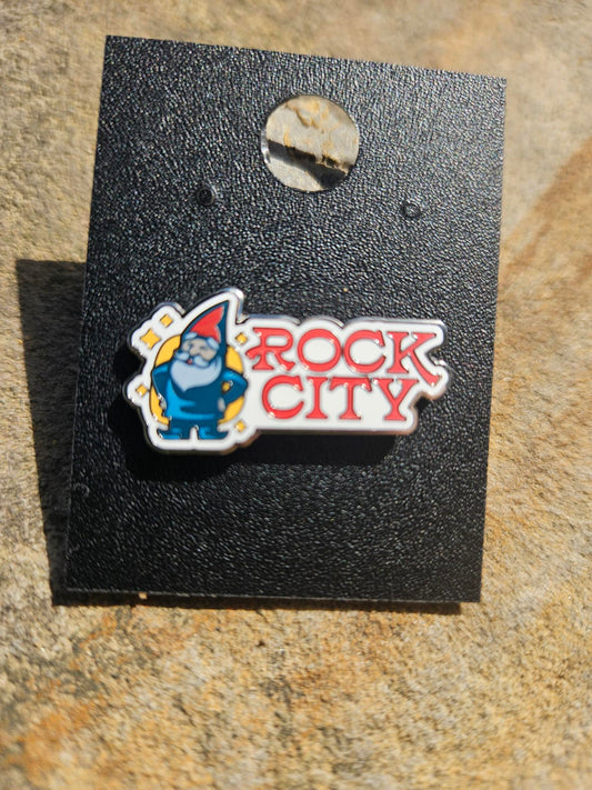 Rock City Gnome Lapel Pin