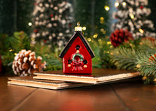 Load image into Gallery viewer, Rock City Birdhouse Glass Ornament
