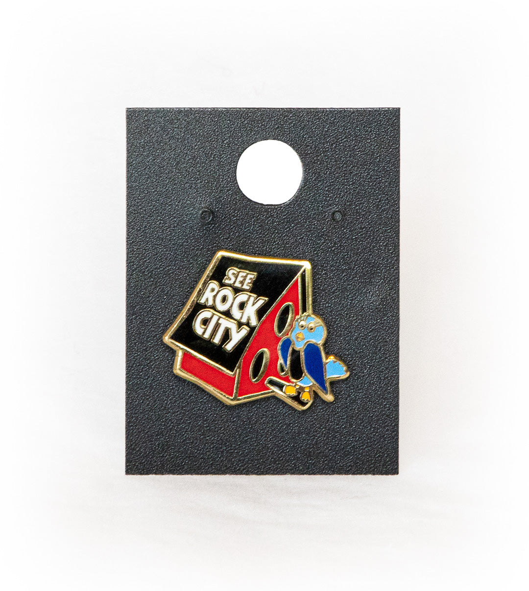 See Rock City Birdhouse Lapel Pin